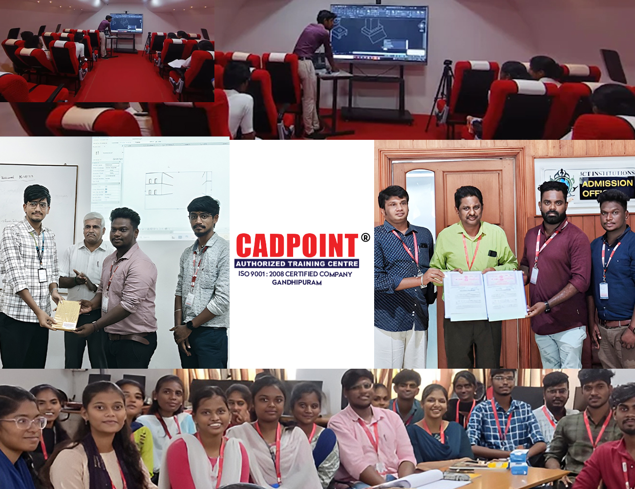 Software training courses at Cadpoint Coimbatore