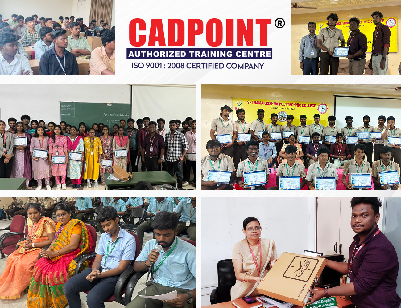 BIM and SolidWorks training at Cadpoint Coimbatore